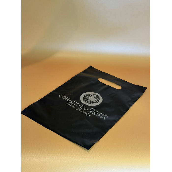 Пакет Банан Чорний 20х30см З Вашим Логотипом 