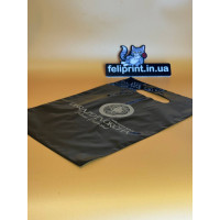 Пакет Банан Черный 20х30см. С Вашим Логотипом.