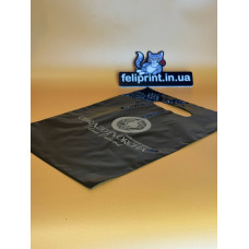 Пакет Банан Чорний 20х30см З Вашим Логотипом 