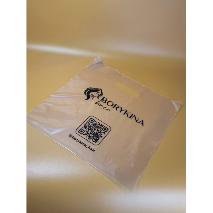 Пакет Банан З Вашим Логотипом 30×30 см, Прозорий Матовий