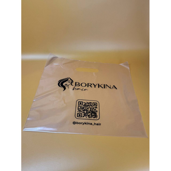 Пакет Банан З Вашим Логотипом 30×30 см, Прозорий Матовий