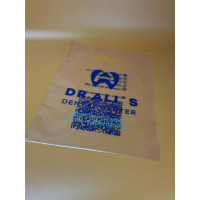 Torba bananowa z Twoim logo 20×30 cm, przezroczysta matowa