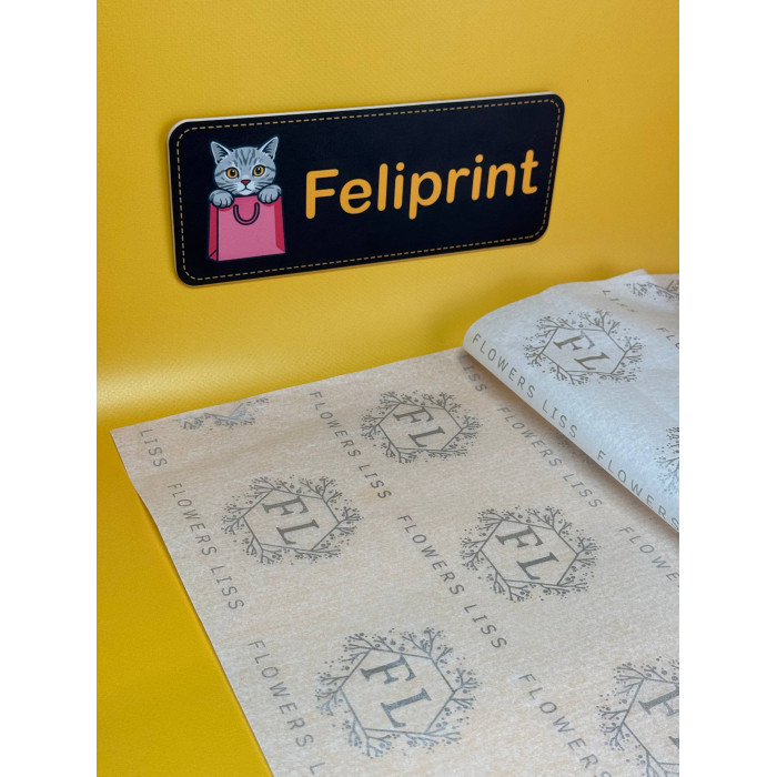 Тіш'ю Папір 30г Щільний БІЛИЙ 50х70см З Вашим Логотипом