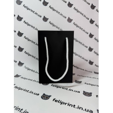 Пакет Ламінований З Логотипом Чорний 10x15 см