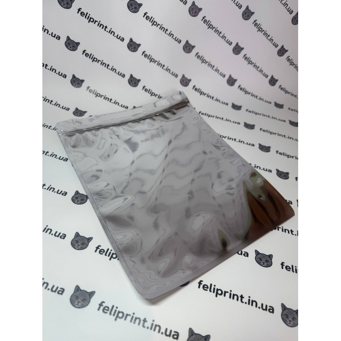 Зіп-пакет Голографічний З Логотипом 25х30см