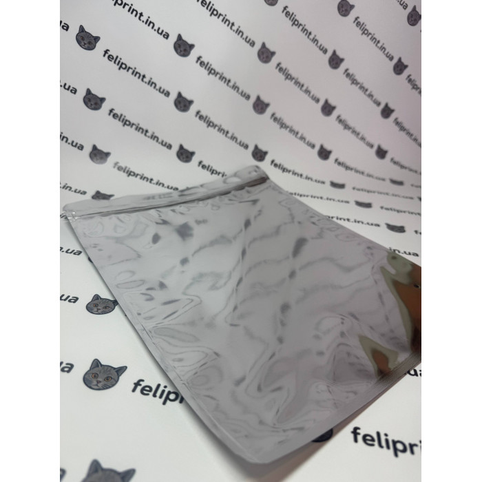 Зіп-пакет Голографічний З Логотипом 25х30см