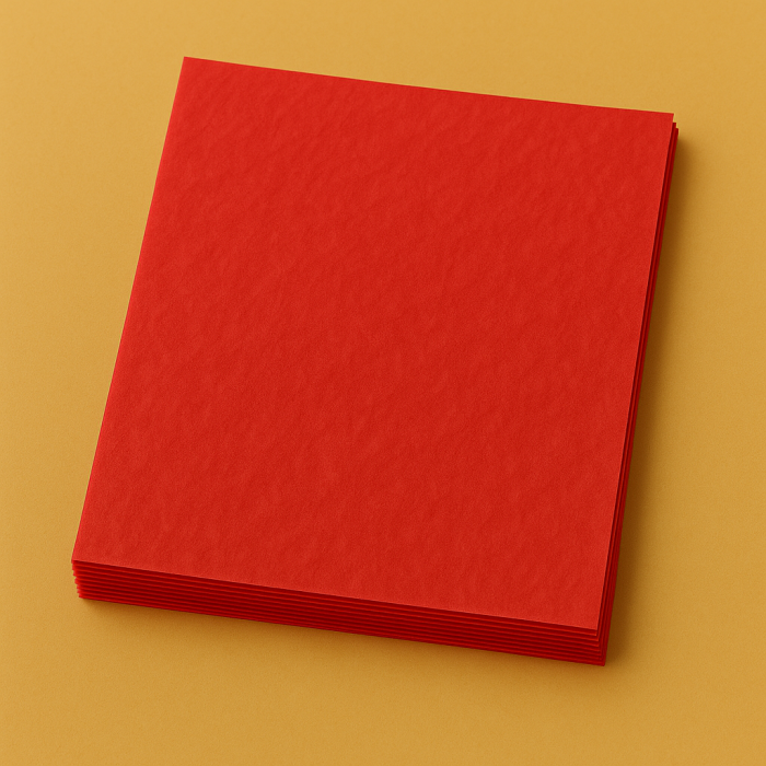 Тіш'ю Папір 40г Щільний Червоний З Перламутром 50х70см З Вашим Логотипом