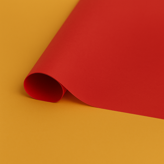 Водостійкий Тишем Папір 24г Щільний Червоний 50х70см З Вашим Логотипом