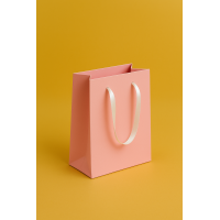 Пакет Ламінований Рожевий 10х15см З Логотипом