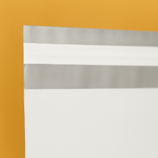 Бандерольний Кур'єрський Пакет Білого кольору матовий 24х32см З Вашим Логотипом