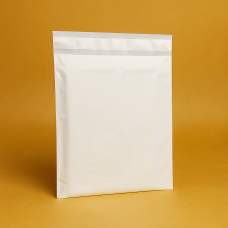 Бандерольний Кур'єрський Пакет Білого кольору матовий 24х32см З Вашим Логотипом