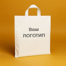 Пакет Петля 90mkm Білого Кольору 40х43см З Вашим Логотипом