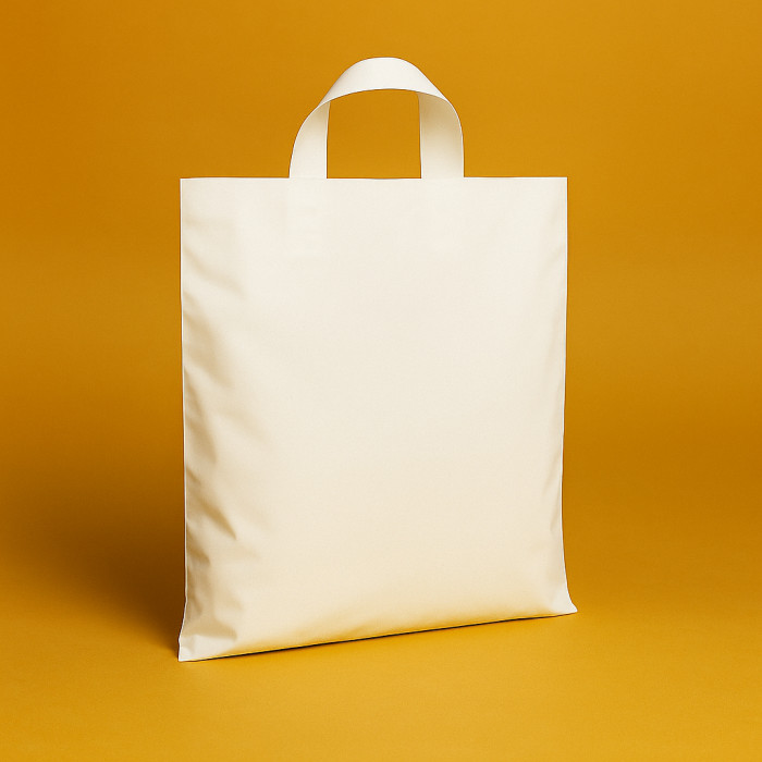 Пакет Петля 90mkm Білого Кольору 40х43см З Вашим Логотипом