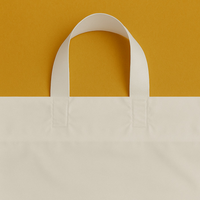 Пакет Петля 90mkm Білого Кольору 40х43см З Вашим Логотипом