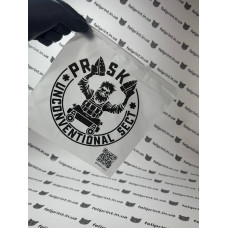 Матовий Slider Пакет З Білим Замком 20х20см З Логотипом