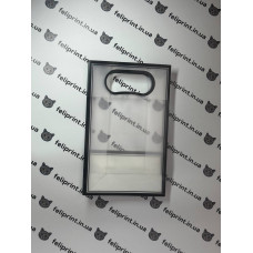 Пакет Банан ПВХ З Чорним Кантом 24х15 З Логотипом