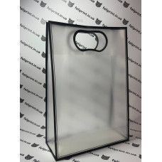 Пакет Банан ПВХ З Чорним Кантом 35х24 З Логотипом