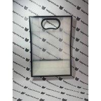 Пакет Банан с черным кантом 35х24 с логотипом.