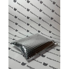 Бандерольний Конверт 23×18 см Срібний  Глянцевий