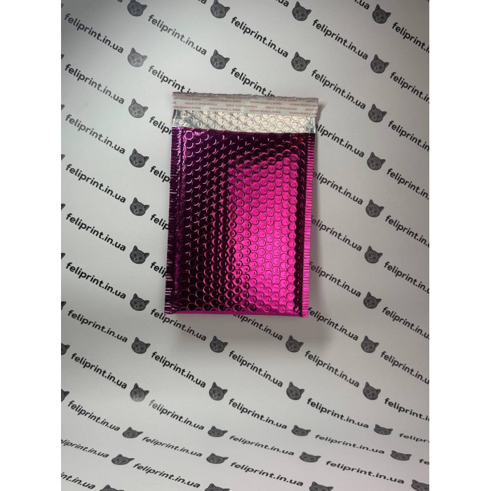 Бандерольний конверт 23×18 см Рожевий глянцевий