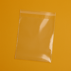 Пакет З Клапаном і Клейкою Стрічкою 15х25см Поліпропіленовий Прозорий З Логотипом