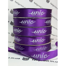 Персоналізована атласна стрічка з індивідуальним логотипом на замовлення 12 мм шириною