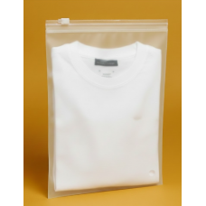 Матовий SLIDER пакет з білим замком 140х200мм З Логотипом