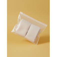 Матовий SLIDER пакет з білим замком 200х150мм З Логотипом