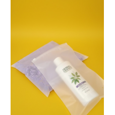 Матовий SLIDER пакет з білим замком 150х250мм З Логотипом