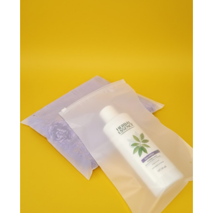 Матовий SLIDER пакет з білим замком 150х250мм З Логотипом