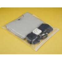 Матовий SLIDER пакет з білим замком 150х250мм З Логотипом