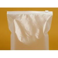 Матовий SLIDER пакет з білим замком 170х250мм З Логотипом