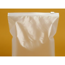 Матовий SLIDER пакет з білим замком 170х250мм З Логотипом