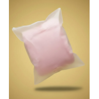 Matowa torba SLIDER z białym zamkiem 200x250mm z logo