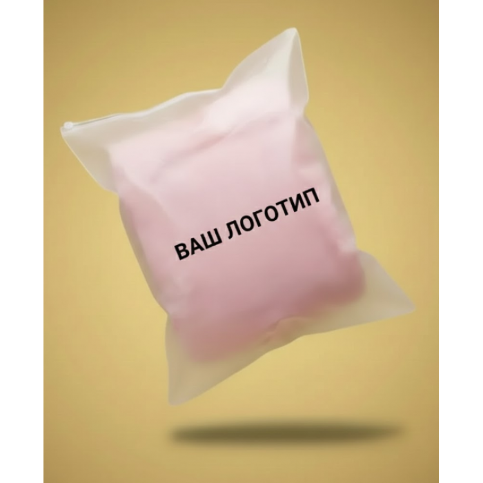 Матовий SLIDER пакет з білим замком 200х250мм З Логотипом
