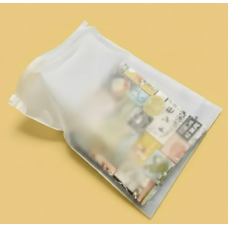 Матовий SLIDER пакет з білим замком 200х250мм З Логотипом