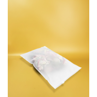 Матовий SLIDER пакет з білим замком 200х300мм З Логотипом