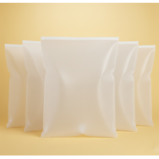 Матовий SLIDER пакет з білим замком 250х350мм З Логотипом