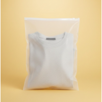 Матовий SLIDER пакет з білим замком 250х350мм З Логотипом