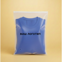 Matowa torba SLIDER z białym zamkiem 280x350mm z logo