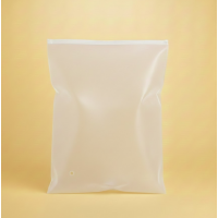 Matowa torba SLIDER z białym zamkiem 280x350mm z logo