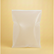 Матовий SLIDER пакет з білим замком 280х350мм З Логотипом