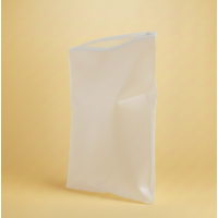 Matowa torba SLIDER z białym zamkiem 280x350mm z logo