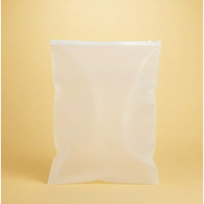 Матовий SLIDER пакет з білим замком 300х400мм З Логотипом