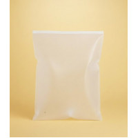 Матовий SLIDER пакет з білим замком 350х450мм З Логотипом