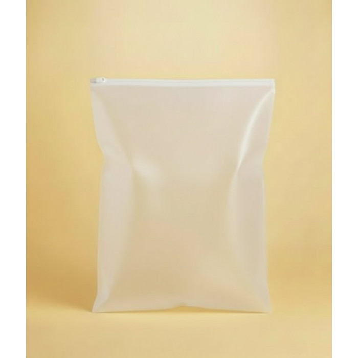 Матовий SLIDER пакет з білим замком 400х500мм З Логотипом