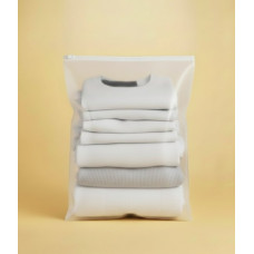 Матовий SLIDER пакет з білим замком 400х500мм З Логотипом