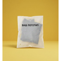 Matowa torba SLIDER z białym zamkiem 500x600mm z logo