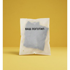 Матовий SLIDER пакет з білим замком 500х600мм З Логотипом