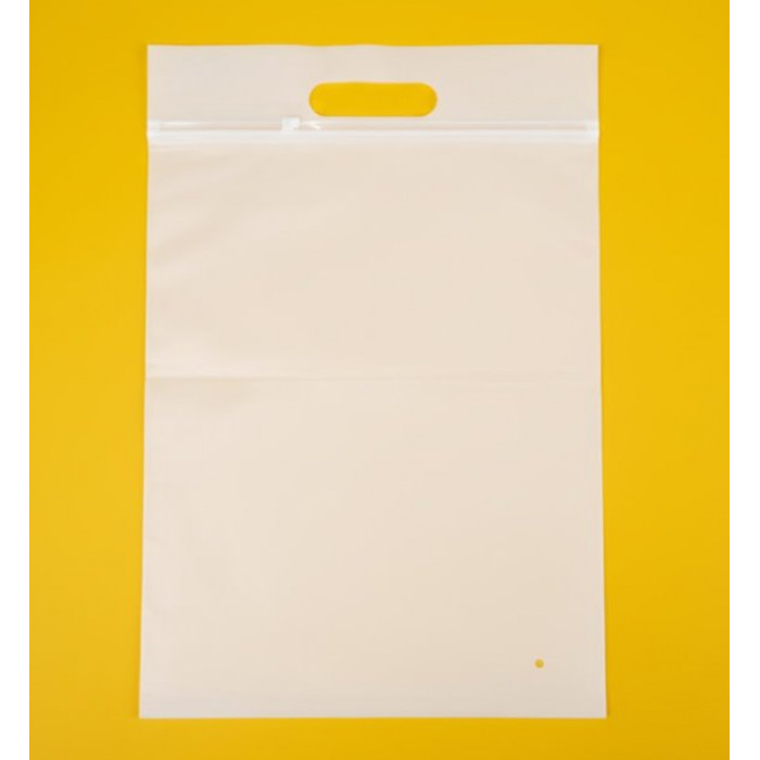 Матовий SLIDER пакет з білим замком 230х300мм З ручкою та Логотипом